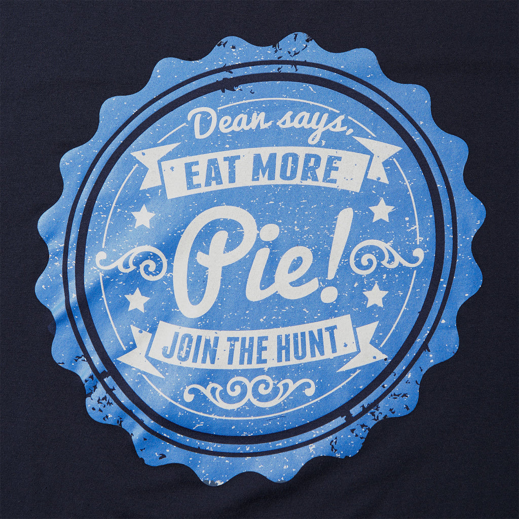 Immagine del prodotto Supernatural - T-shirt blu Eat More Pie