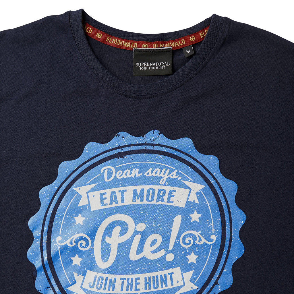Immagine del prodotto Supernatural - T-shirt blu Eat More Pie