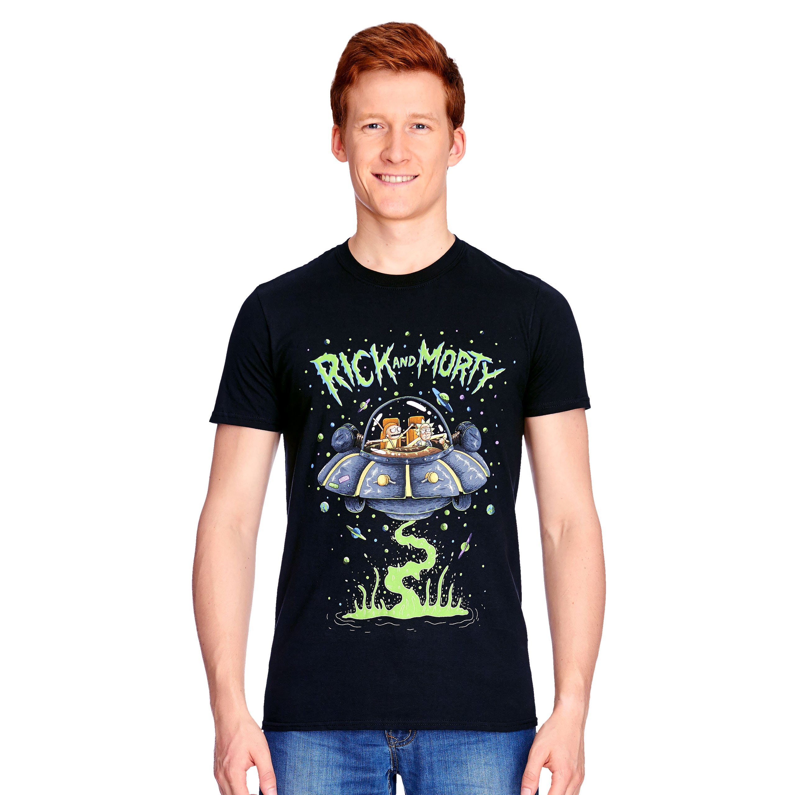 Immagine del prodotto Rick e Morty - T-shirt Space Cruiser nera