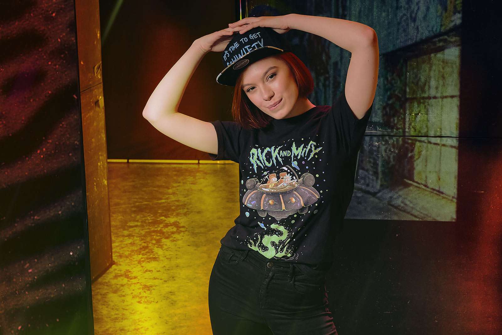 Immagine del prodotto Rick e Morty - T-shirt Space Cruiser nera