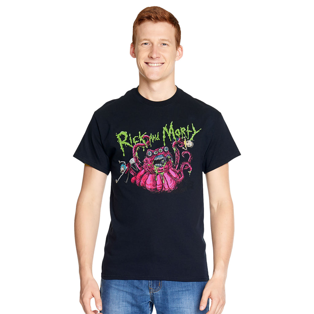 Immagine del prodotto Rick e Morty - T-shirt nera Monster Slime