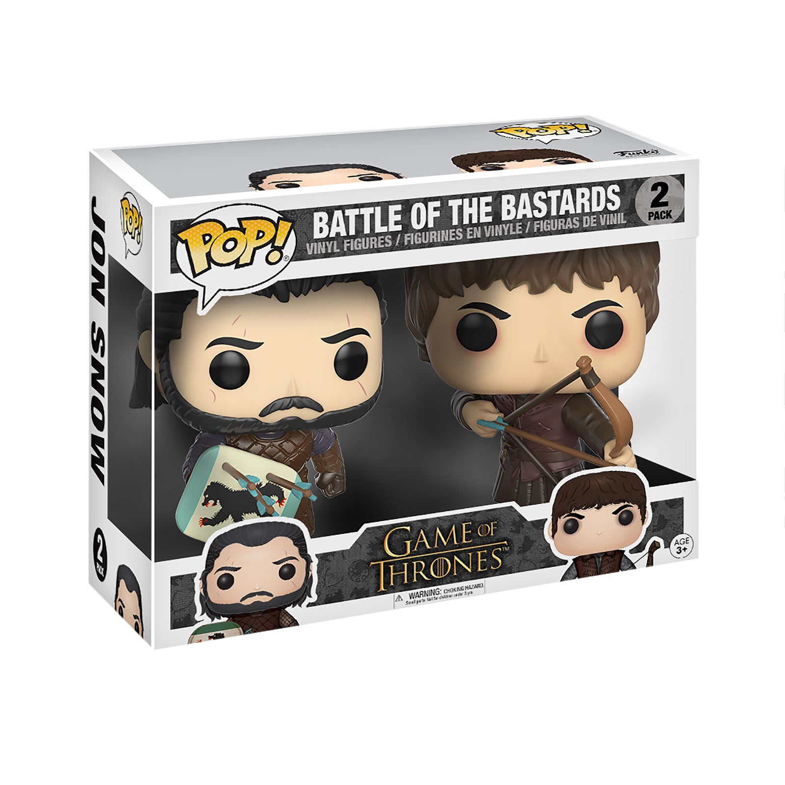 Product image Game of Thrones - Jon Snow & Ramsay Bolton Mini-Figures