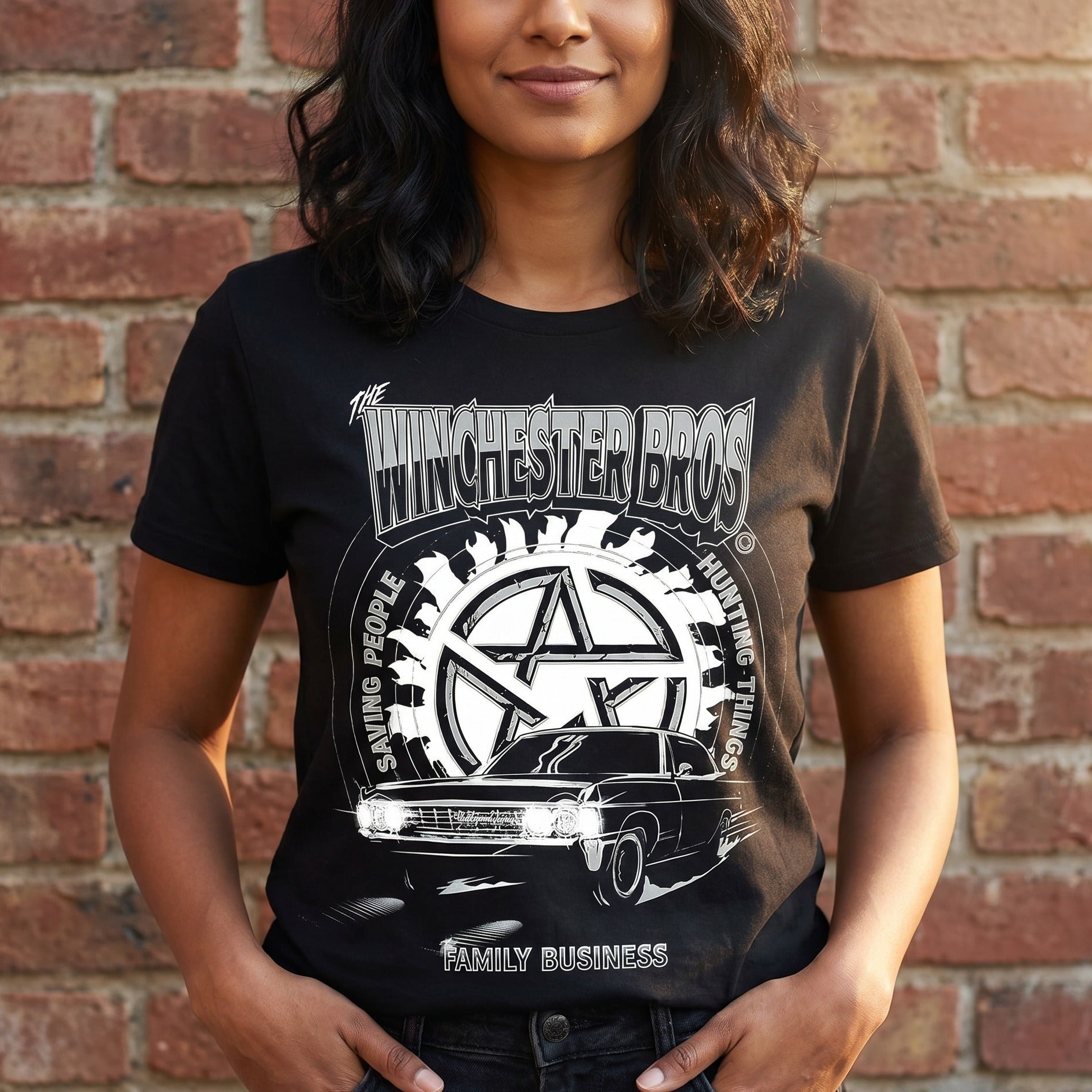 Immagine del prodotto Supernatural - T-shirt Winchester Bros nera