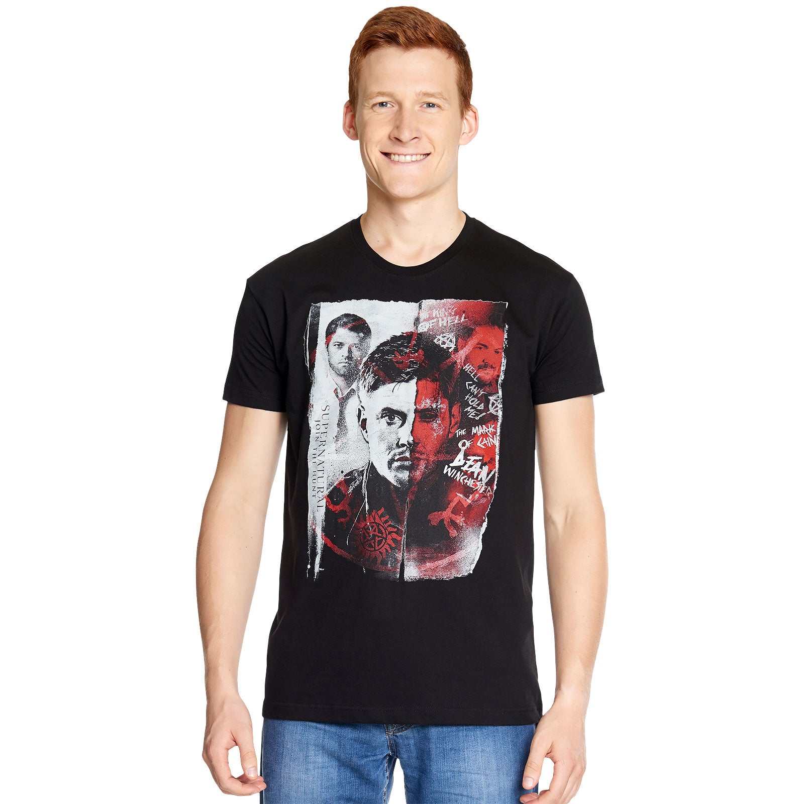 Immagine del prodotto Supernatural - T-shirt di Dean Winchester nera