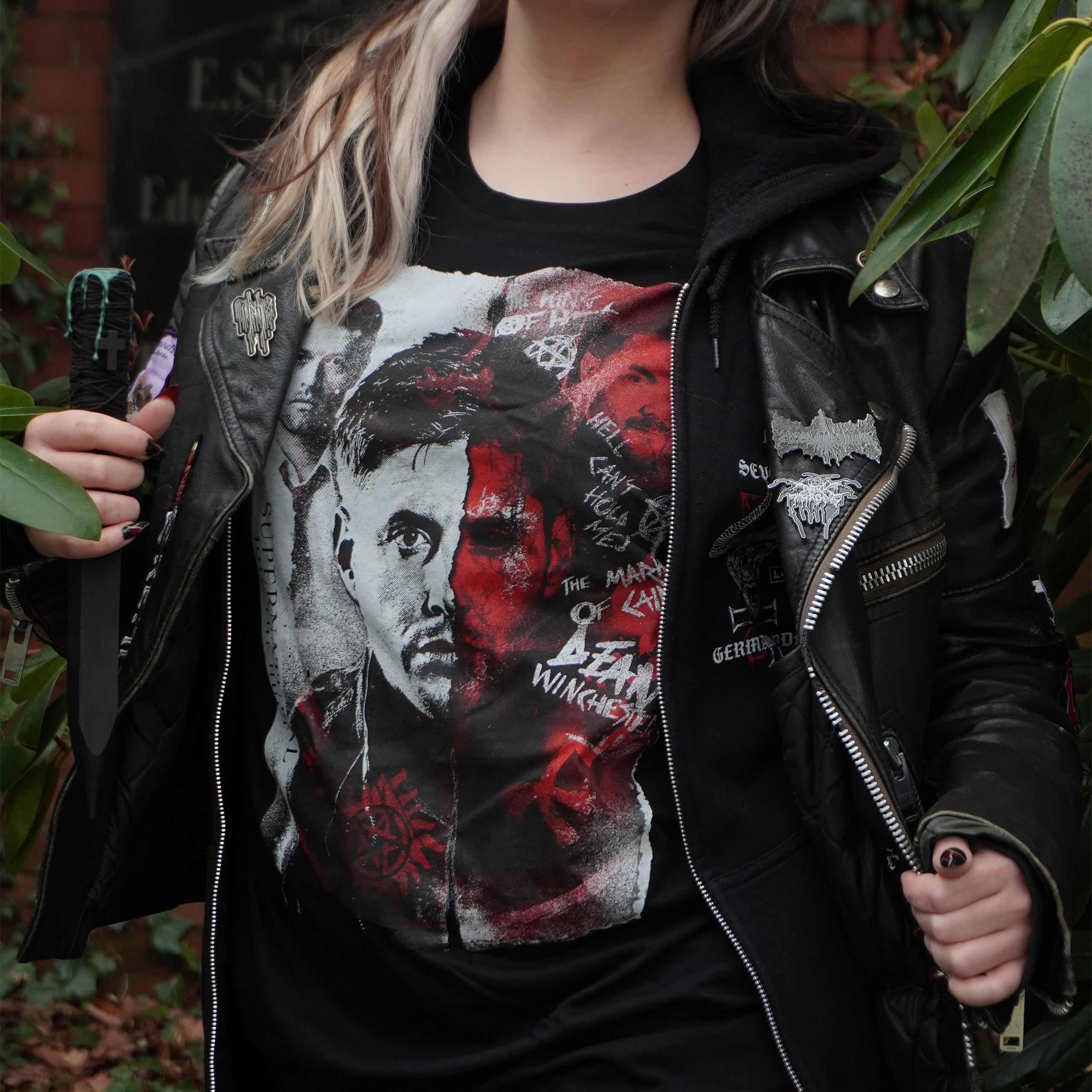 Immagine del prodotto Supernatural - T-shirt di Dean Winchester nera