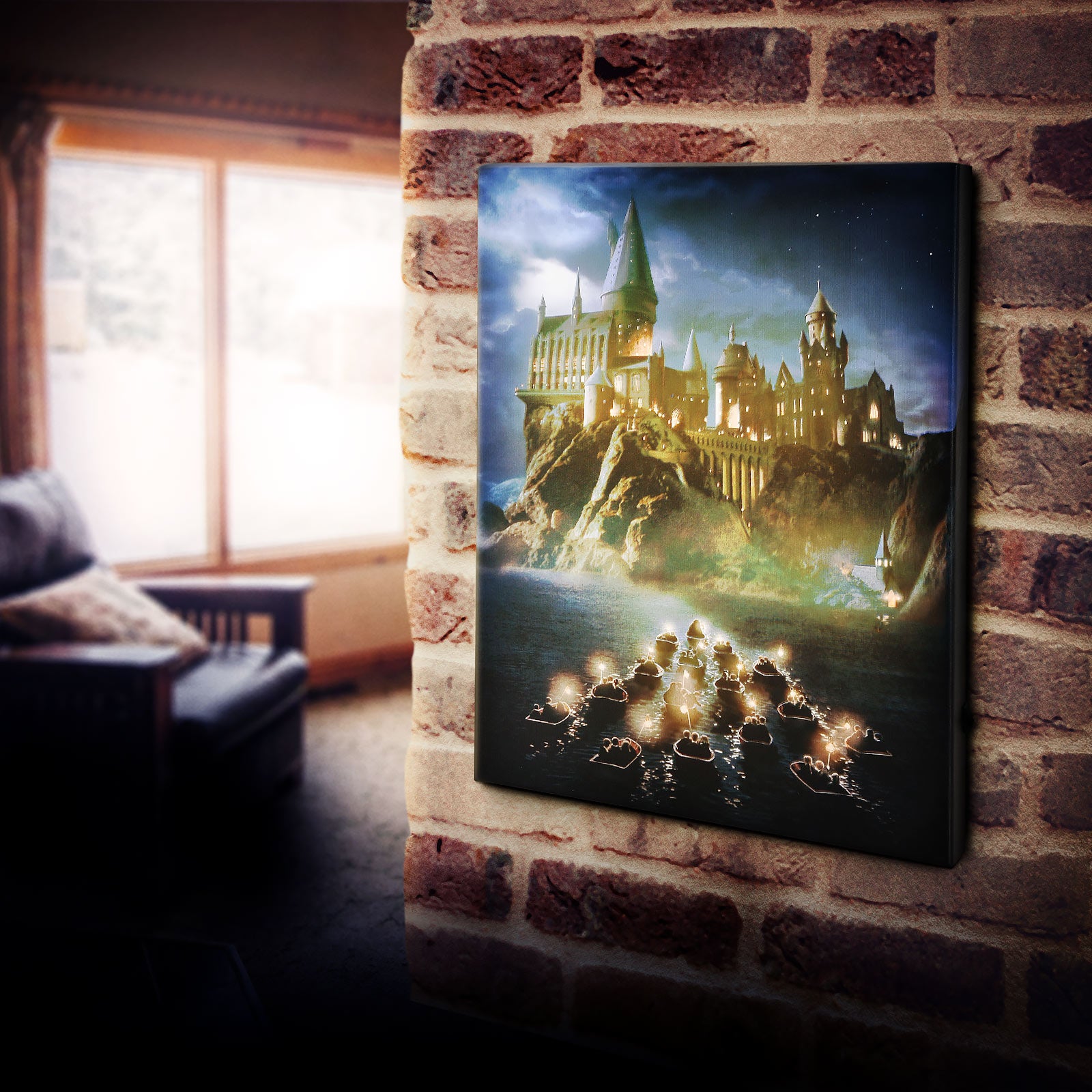 Immagine del prodotto Harry Potter - Murale di Hogwarts con luce