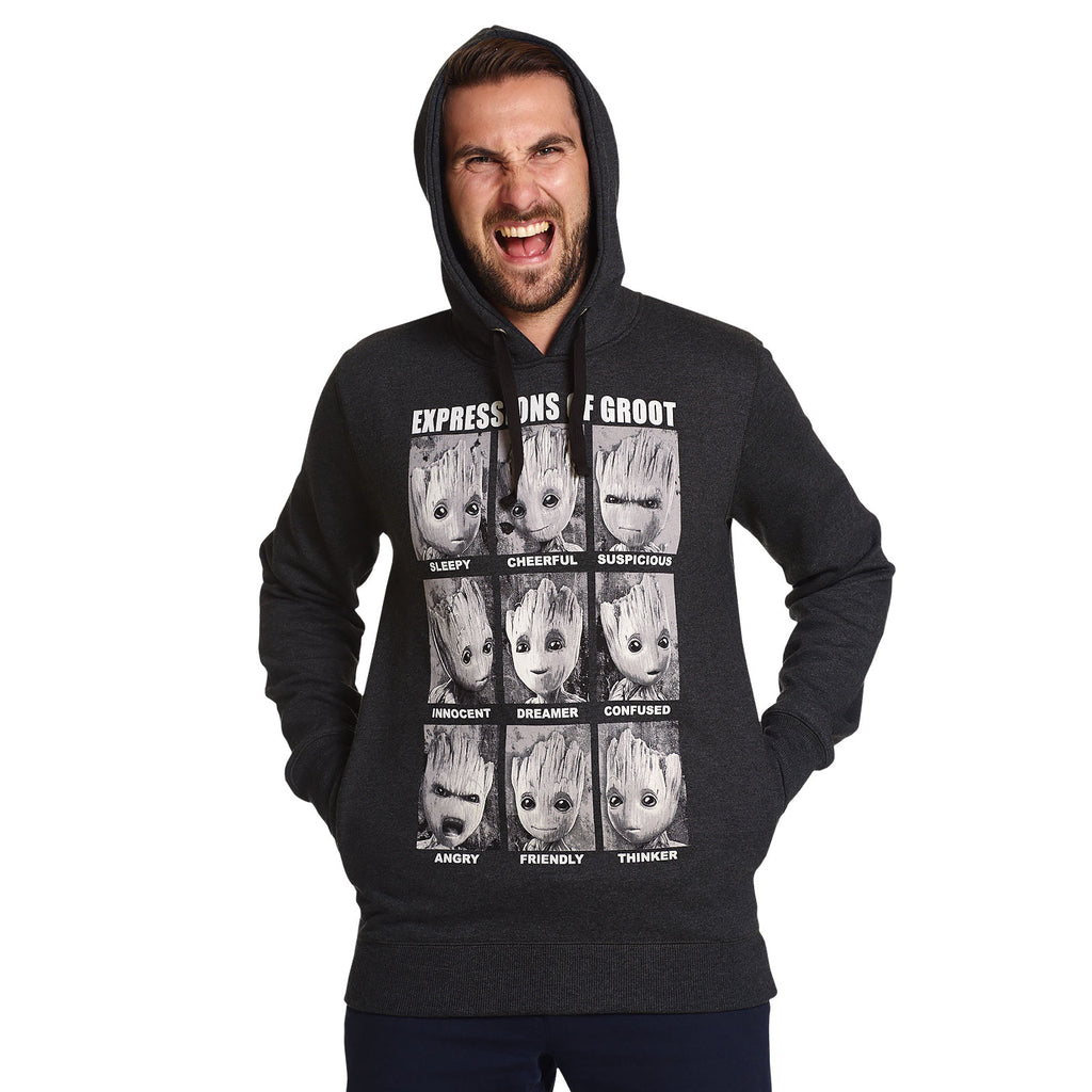Product image Guardians of the Galaxy - Groot Expressions Hoodie Grey