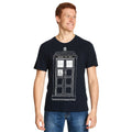 Immagine del prodotto Doctor Who - Maglietta blu con contorno Tardis