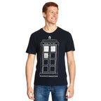 Immagine del prodotto Doctor Who - Maglietta blu con contorno Tardis