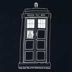 Immagine del prodotto Doctor Who - Maglietta blu con contorno Tardis