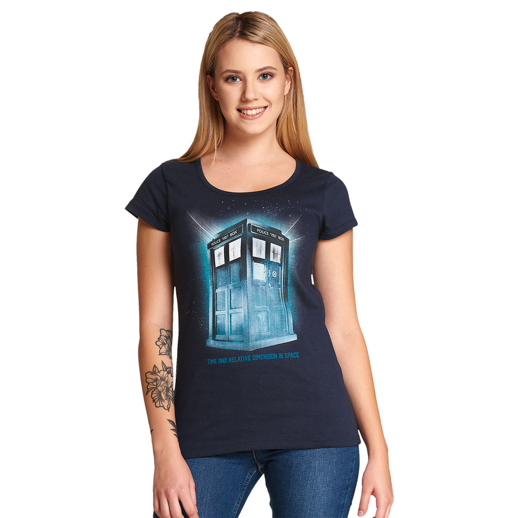 Immagine del prodotto Doctor Who - T-shirt donna Tardis Space blu
