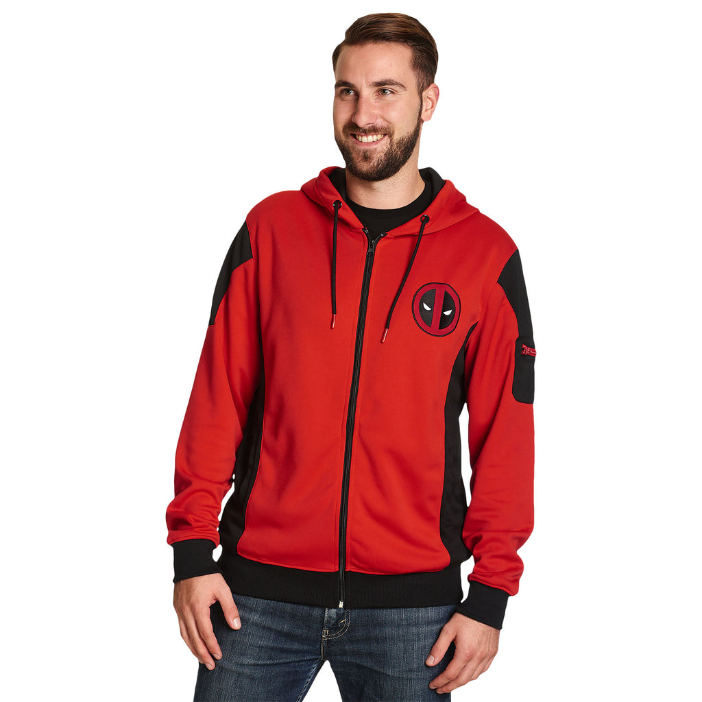Immagine del prodotto Deadpool - Felpa con cappuccio rossa con logo