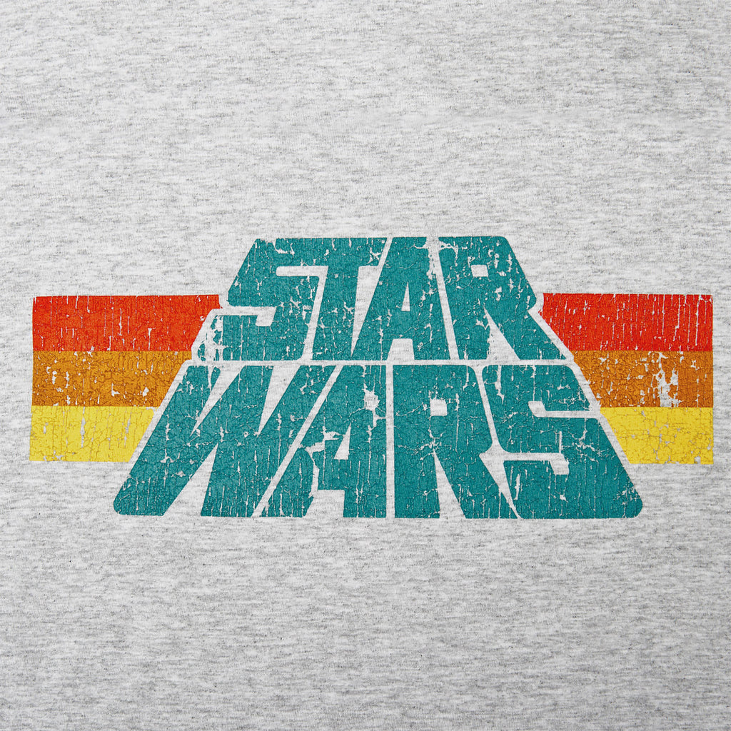 Immagine del prodotto Star Wars - T-shirt con logo vintage 77 grigia