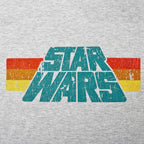 Immagine del prodotto Star Wars - T-shirt con logo vintage 77 grigia