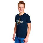 Immagine del prodotto Star Trek - T-shirt blu con logo Discovery
