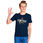Immagine del prodotto Star Trek - T-shirt blu con logo Discovery