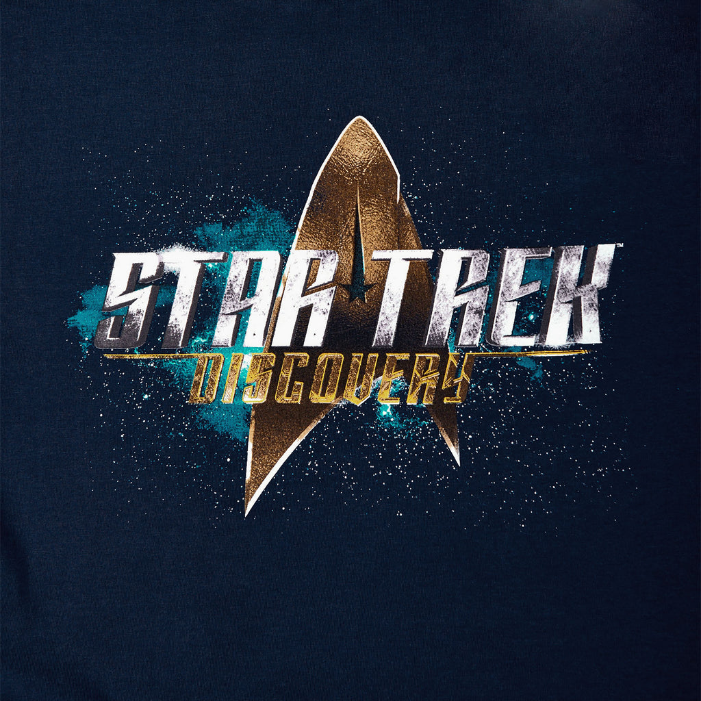 Immagine del prodotto Star Trek - T-shirt blu con logo Discovery