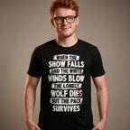 Immagine del prodotto La Mutanda Sopravvive T-Shirt nera