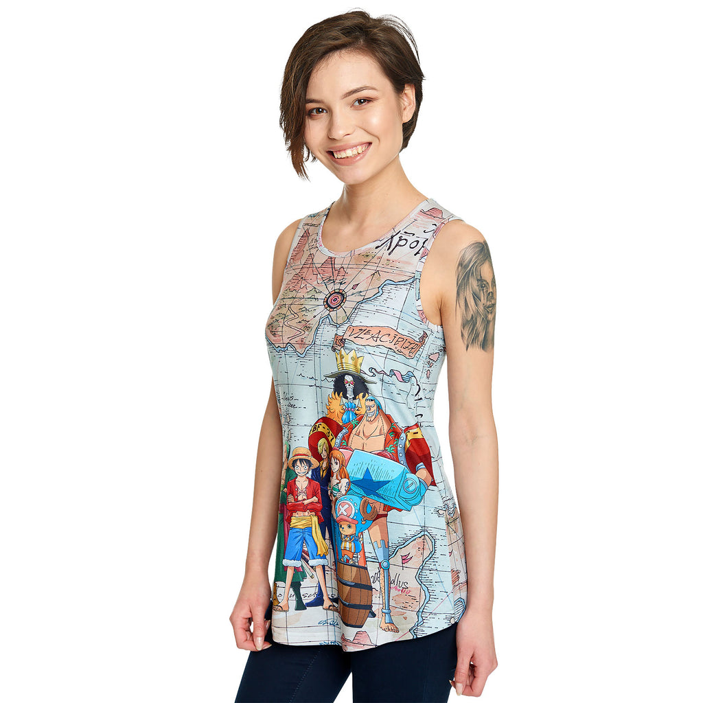 Immagine del prodotto One Piece - East Blue Map Tank Top Loose Fit
