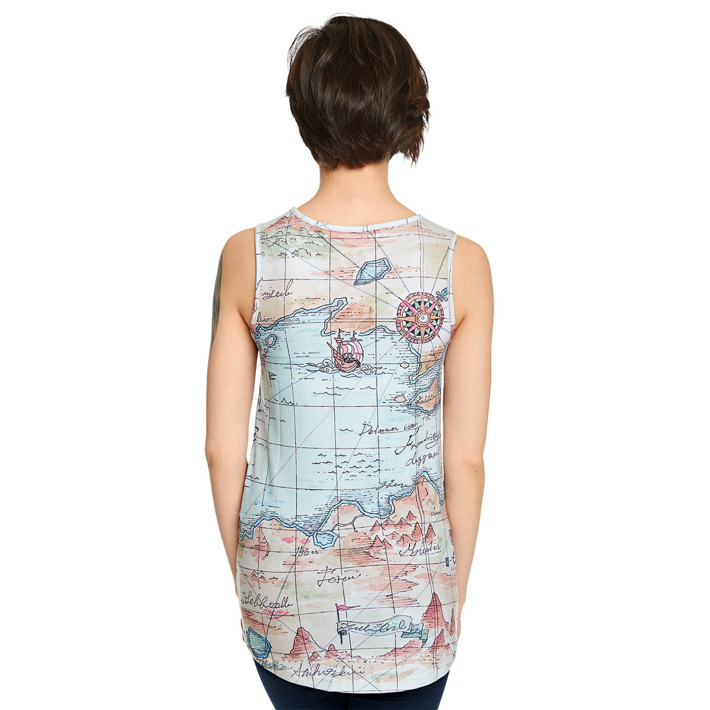 Immagine del prodotto One Piece - East Blue Map Tank Top Loose Fit