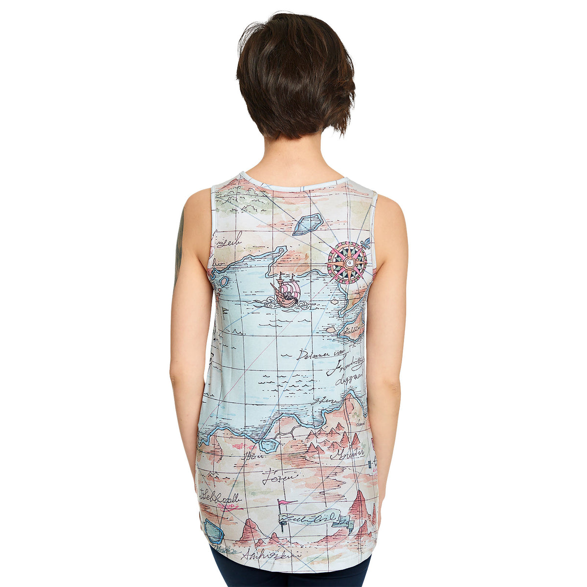 Immagine del prodotto One Piece - East Blue Map Tank Top Loose Fit
