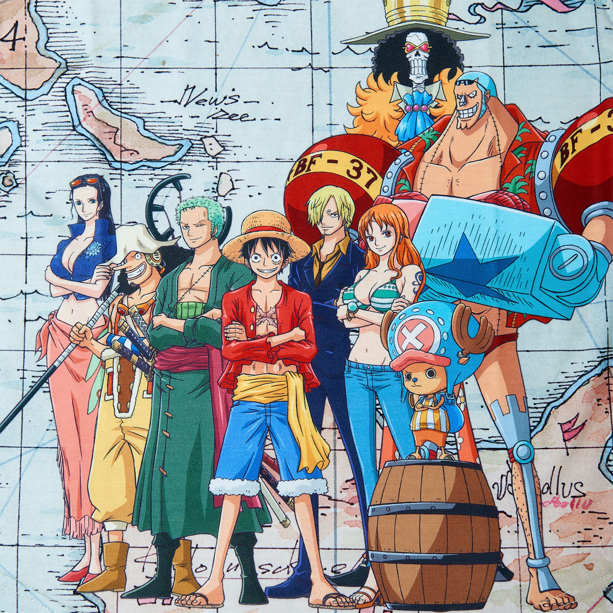 Immagine del prodotto One Piece - East Blue Map Tank Top Loose Fit
