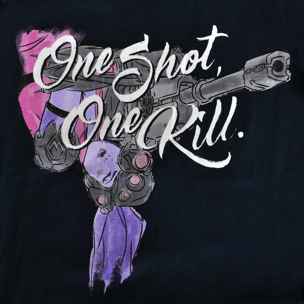 Product image Overwatch - One Shot One Kill T-Shirt ladies blue