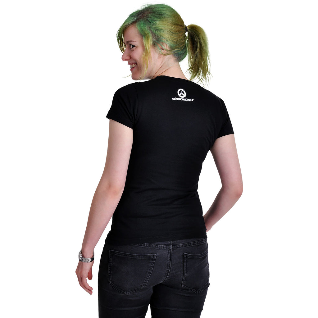 Immagine del prodotto Overwatch - T-shirt D.VA Spray Logo da donna nera