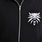 Immagine del prodotto Witcher - Giacca con cappuccio in acciaio e argento nera