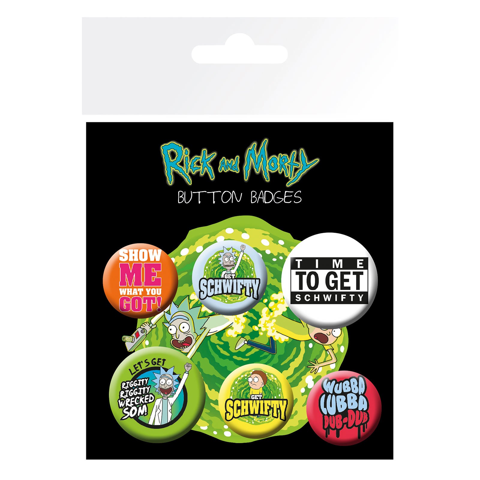 Product image Rick and Morty - 6 Button Set