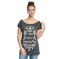 Immagine del prodotto Alice nel Paese delle Meraviglie - T-shirt da donna larga grigia