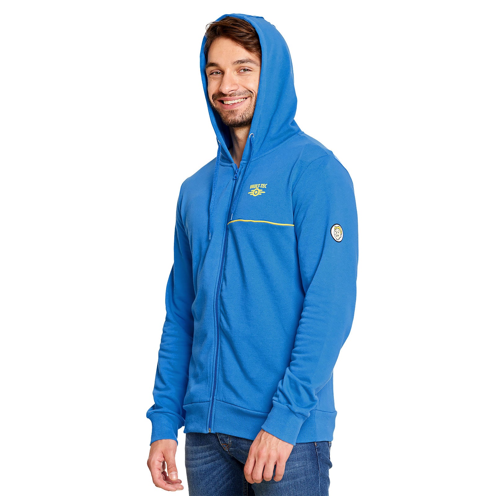 Immagine del prodotto Fallout - Felpa con cappuccio blu Vault Boy