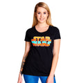 Immagine del prodotto Star Wars - T-shirt Logo Vintage da donna nera