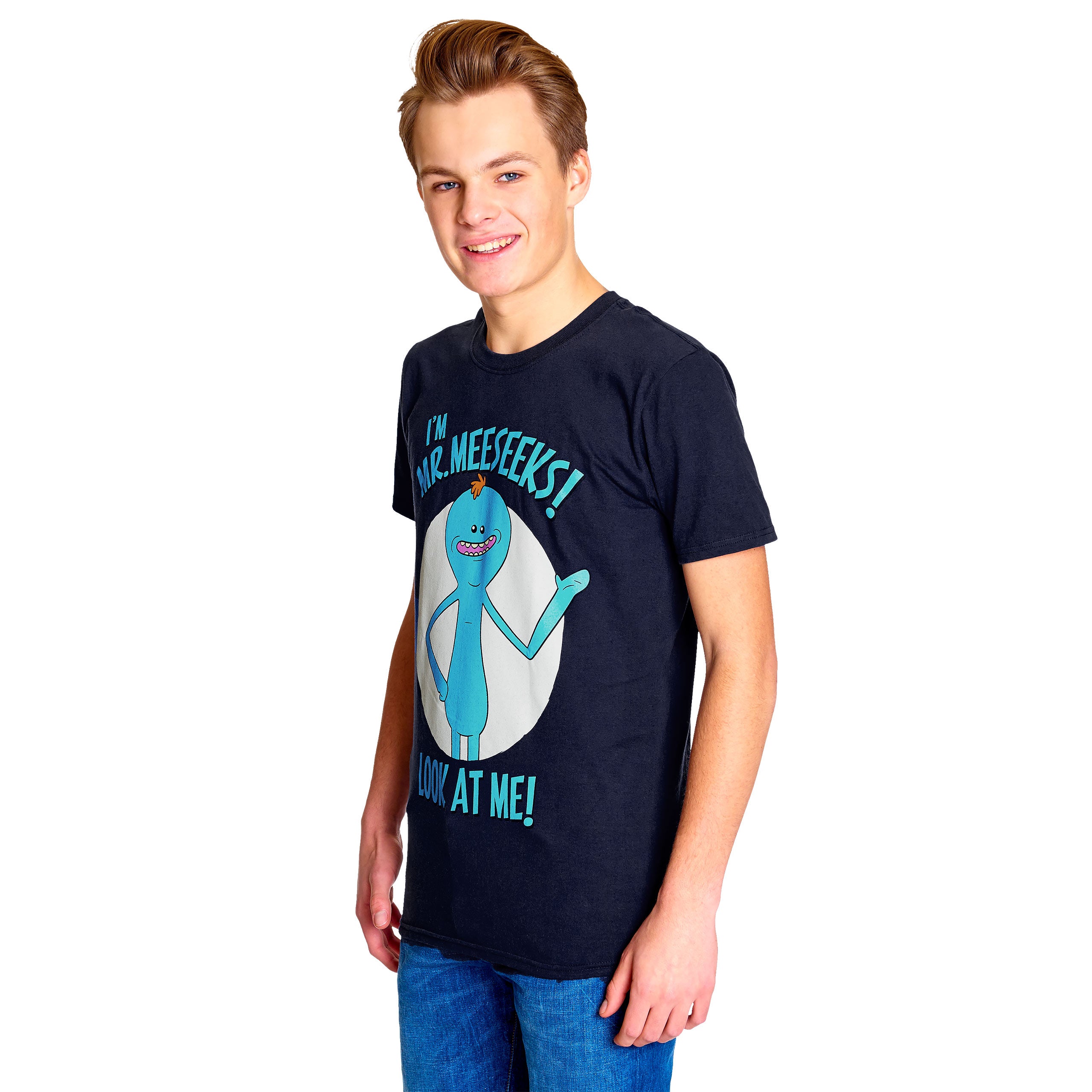 Immagine del prodotto Rick e Morty - T-shirt blu di Mr. Meeseeks