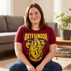 Immagine del prodotto Harry Potter - T-shirt rossa con stemma di Grifondoro