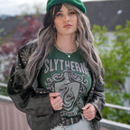 Immagine del prodotto Harry Potter - T-shirt da donna con stemma di Serpeverde verde