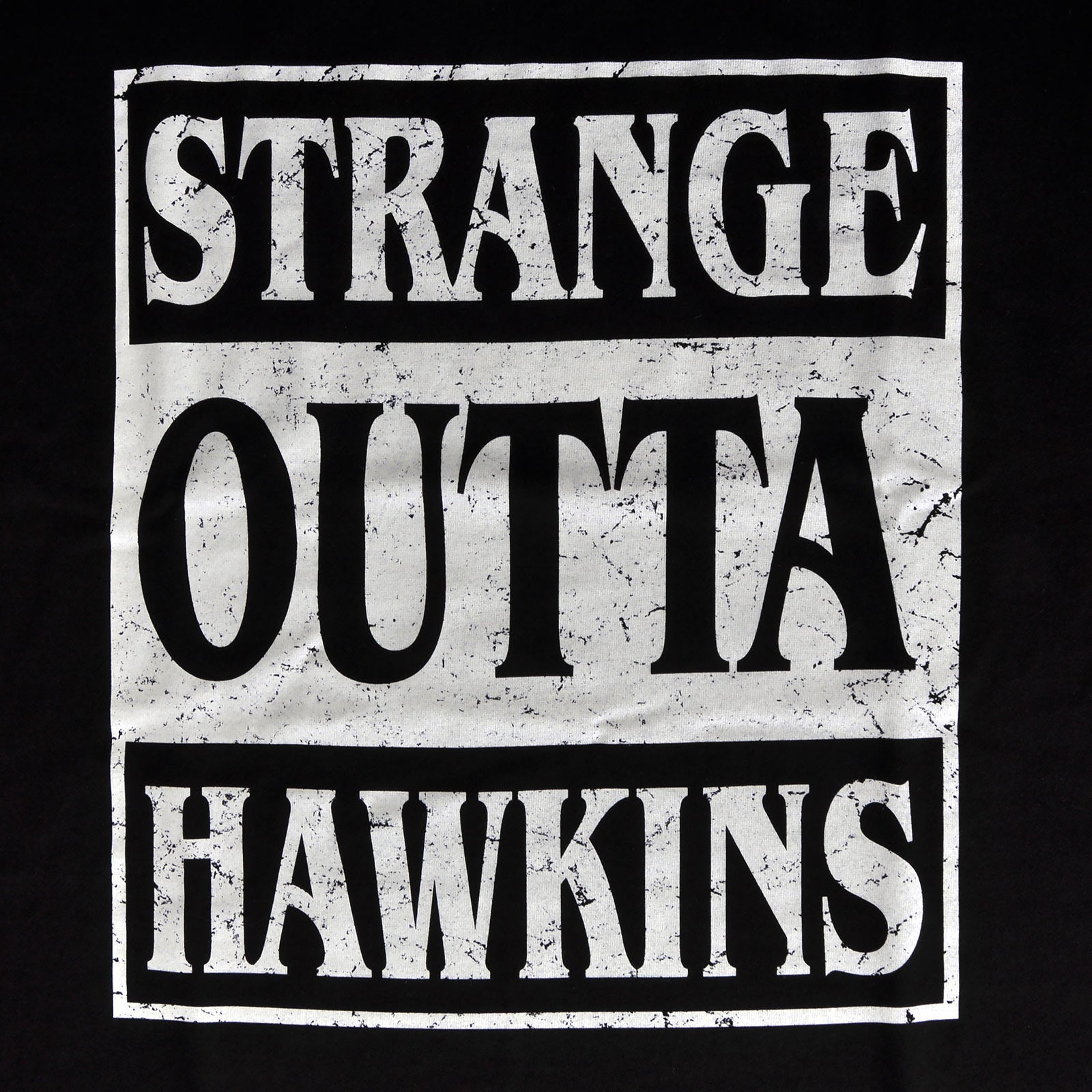 Immagine del prodotto T-shirt Strange Outta Hawkins nera