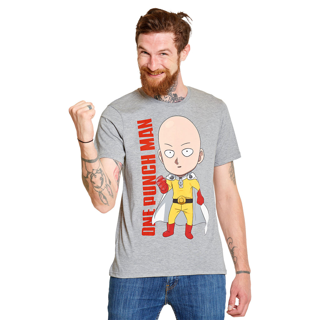 Immagine del prodotto One Punch Man - Super Saitama T-shirt grigia