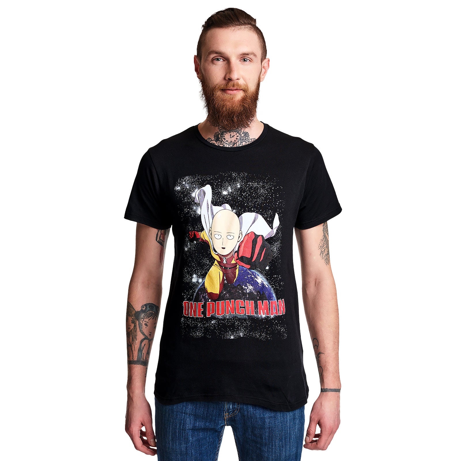 Immagine del prodotto One Punch Man - T-shirt da combattimento nera