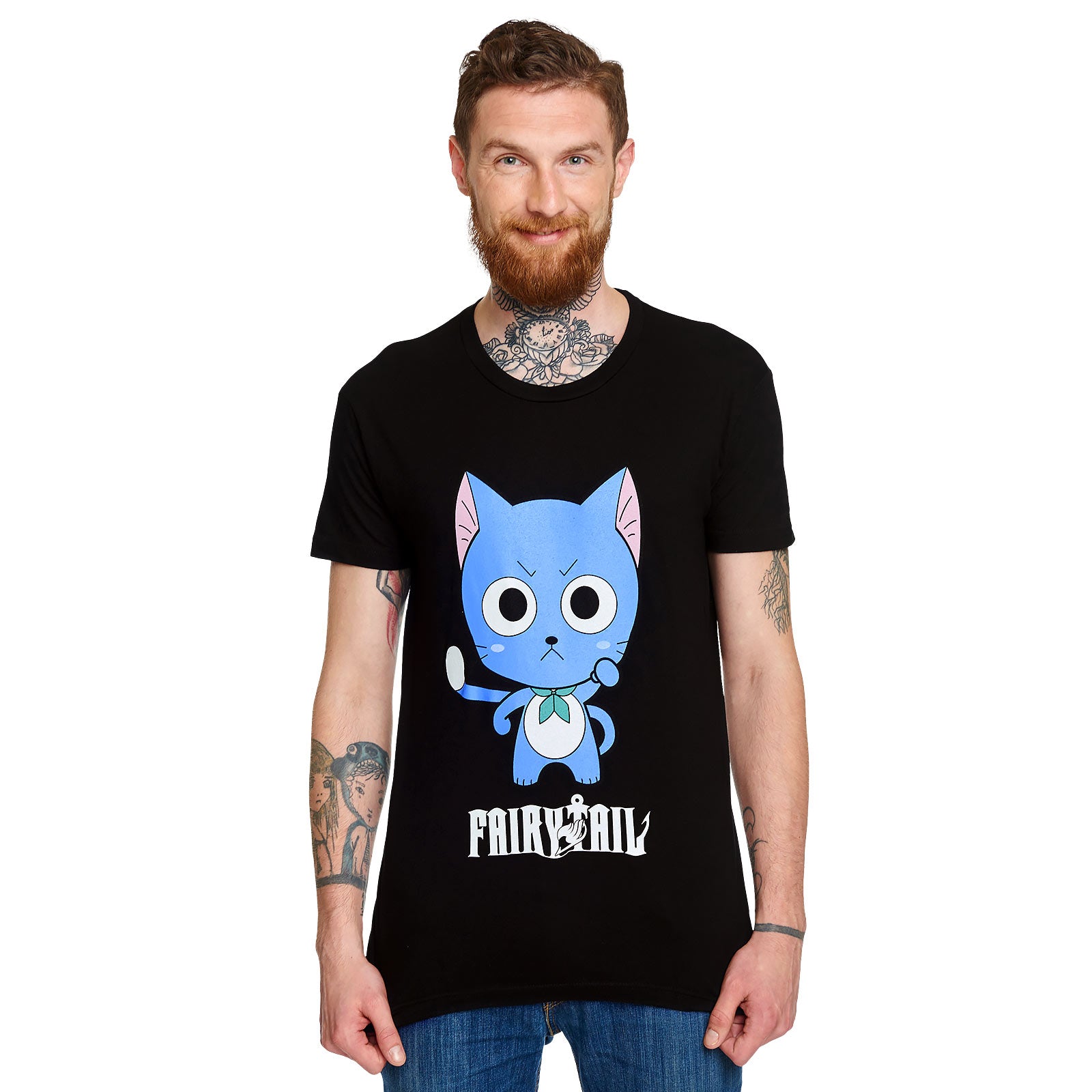 Immagine del prodotto Fairy Tail - T-shirt Happy nera