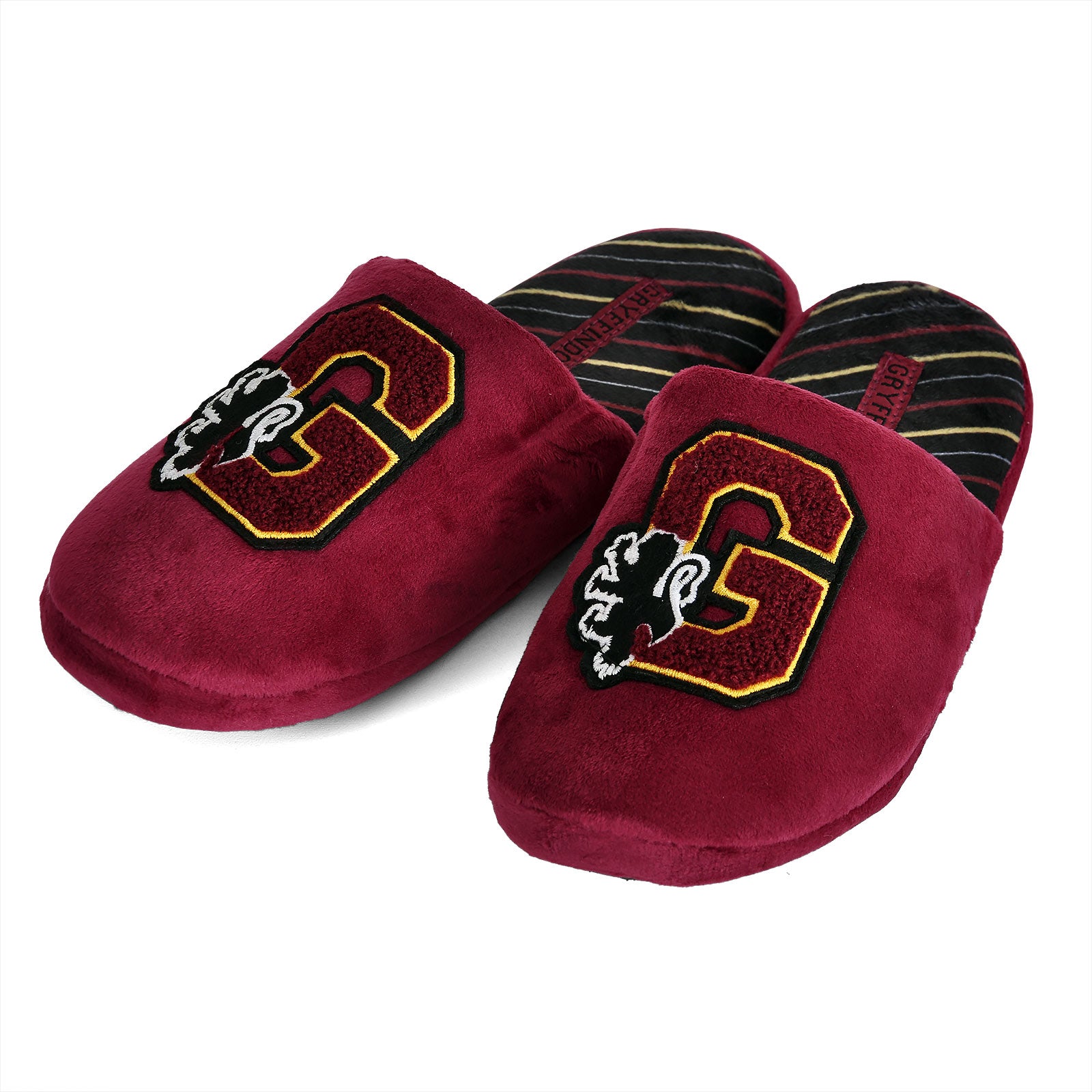 Immagine del prodotto Harry Potter - Pantofole in peluche con stemma di Gryffindor rosso