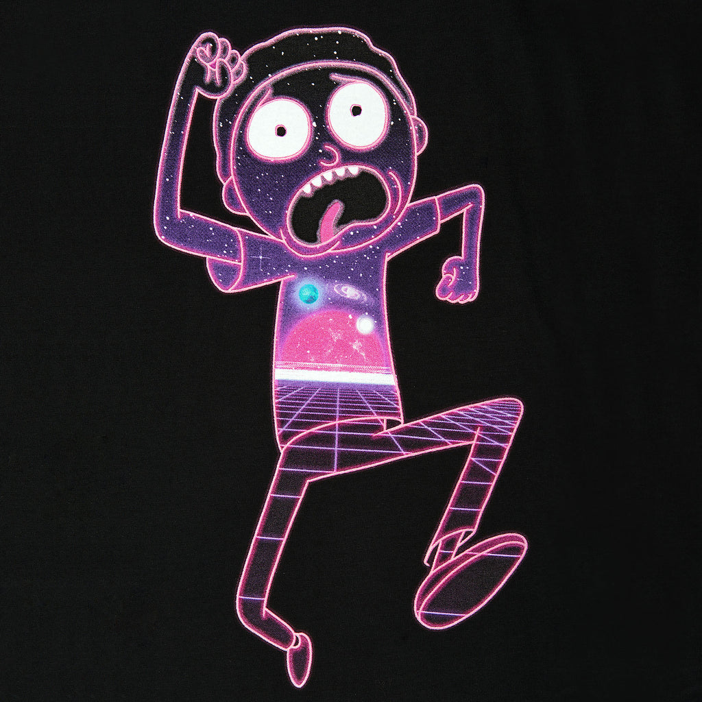 Immagine del prodotto Rick e Morty - T-shirt nera Neon Morty Glow in the Dark