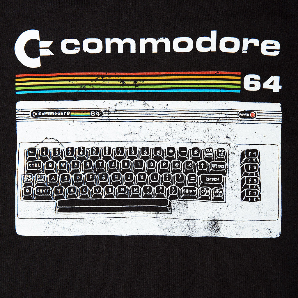 Immagine del prodotto Commodore 64 - T-shirt classica con tastiera nera