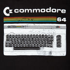 Immagine del prodotto Commodore 64 - T-shirt classica con tastiera nera