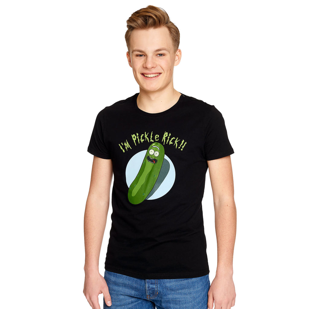 Immagine del prodotto Rick e Morty - T-shirt Pickle Rick nera