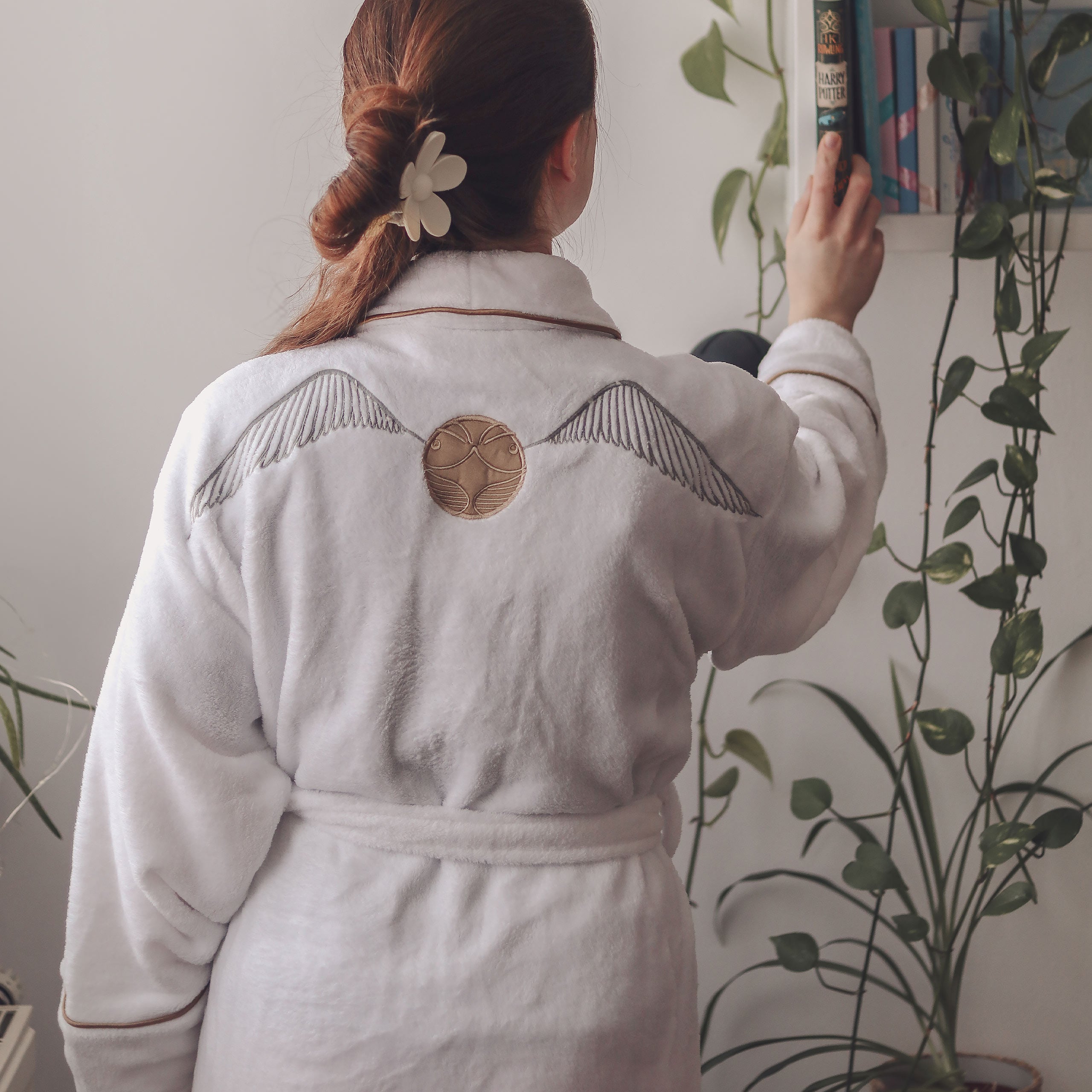 Product image Harry Potter - Golden Snitch Bathrobe Women White