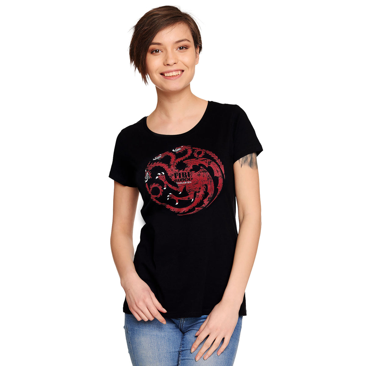 Immagine del prodotto Game of Thrones - T-shirt da donna con stemma Casa Targaryen