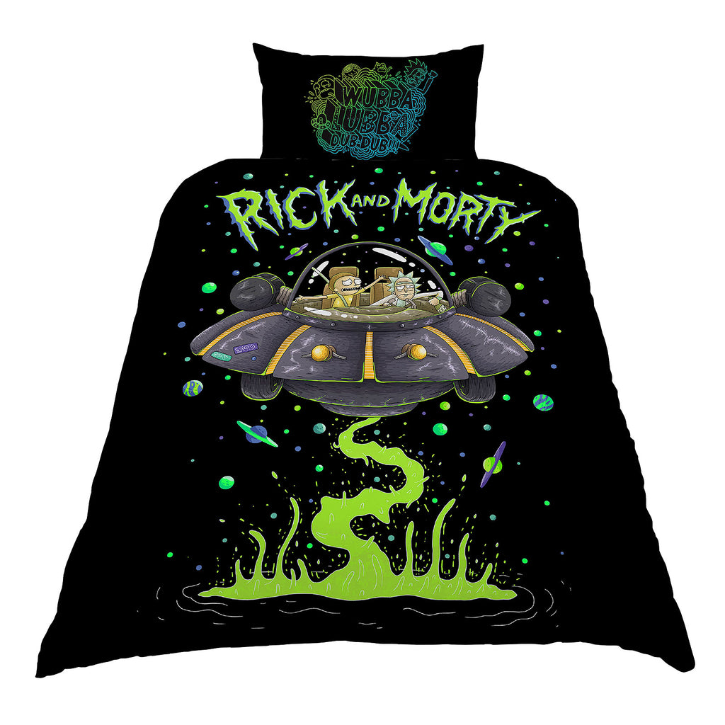 Immagine del prodotto Rick e Morty - Biancheria da letto reversibile Space Cruiser