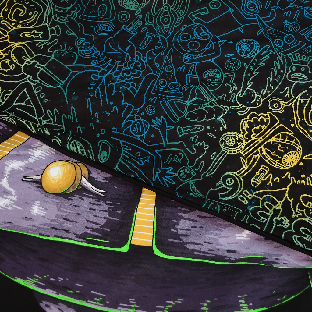 Immagine del prodotto Rick e Morty - Biancheria da letto reversibile Space Cruiser