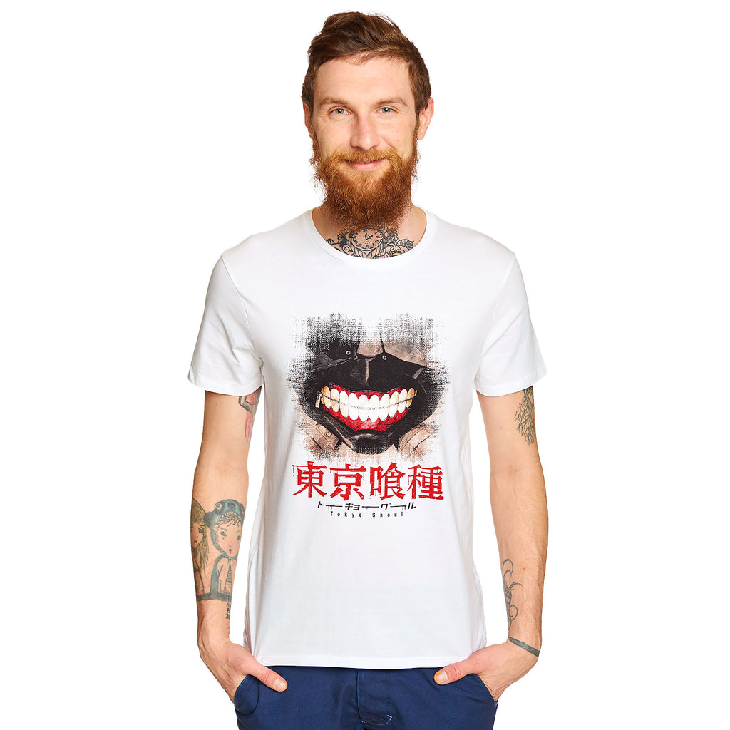 Immagine del prodotto Tokyo Ghoul - T-shirt bianca con maschera Kaneki